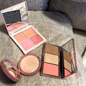 Bundle of makeup highlighters & blushes
